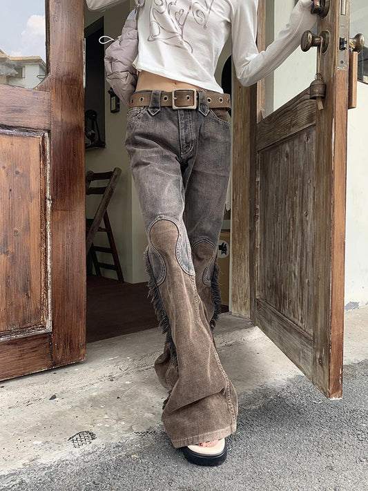 Woman's Brown Flared Jeans