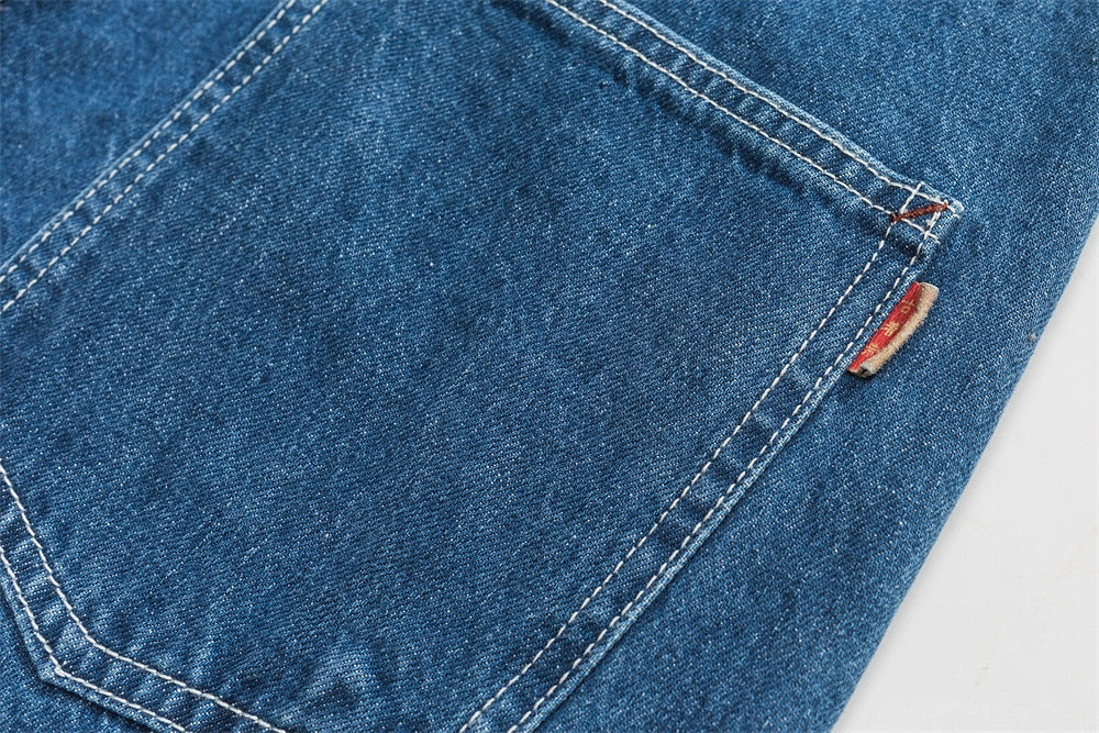 Men's Handmade Blue Carpenter Japanese Jeans