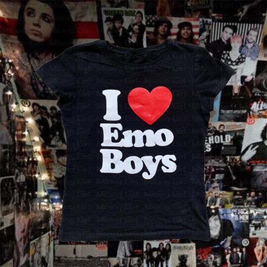 I Love Emo Boys Top