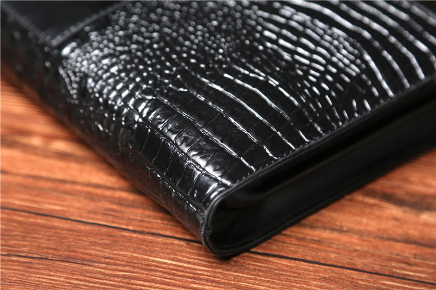 Crocodile Pattern Leather Bag's